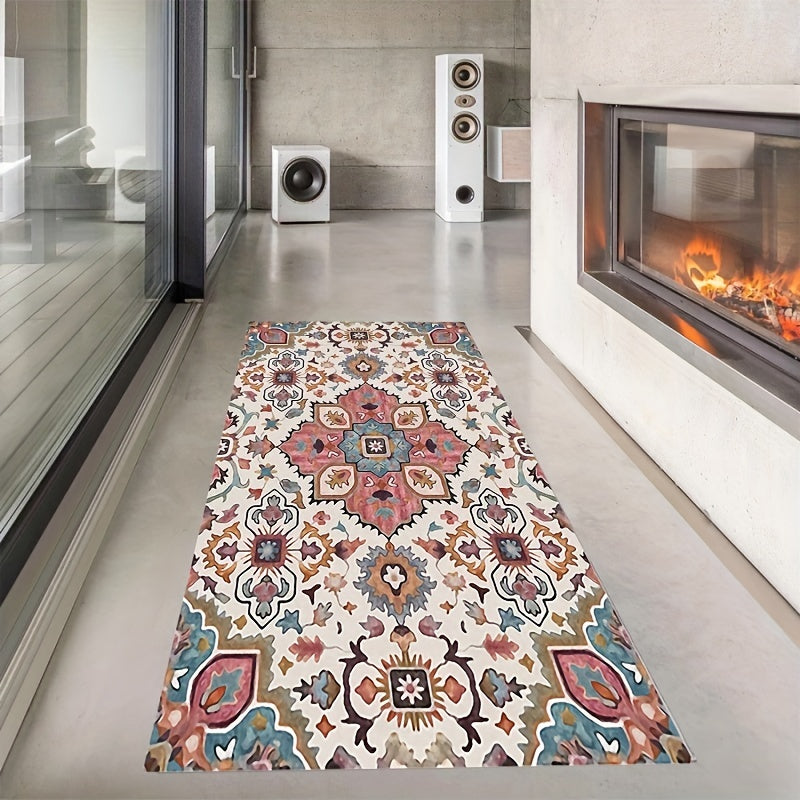 Boho Geometric Area Rug Moroccan Modern Bohemian Indoor Soft Tufted Carpet