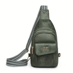 Pocket Chest Bag Crossbody Bag Women's Casual Sling Shoulder Purse