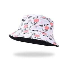 Cow Print Bucket Hat Sunscreen Fisherman Cap
