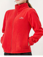 Girls Polar Fleece Double Sided Long Sleeve Jacket for Winter