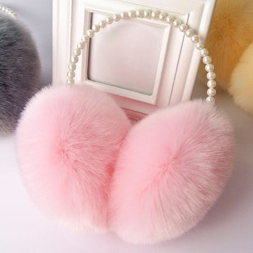 Plush Ear Muffs Women Winter Accessories Christmas Party Headwear