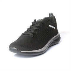 Men's Lace up Sneakers Athletic Shoes Lightweight Breathable Running Basketball