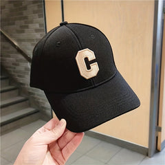 C Label Embroidery Baseball Cap Casual Golf Sun Hat Women