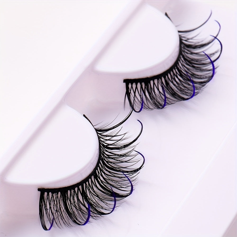 Halloween False Eyelashes Thick Curly Realistic Stage Makeup