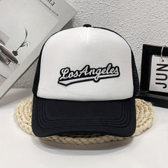 Los Angeles Embroidered Mesh Cap Trucker Hat
