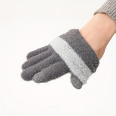 Men's Plush Winter Cycling Gloves Touch Screen Riding Gloves