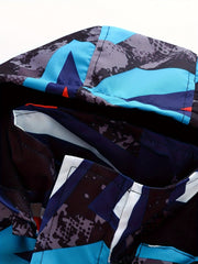 Waterproof Windproof Hooded Reflective Jacket Ski Coat