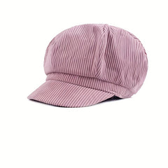 British Octagonal Hat Retro Peaked Hat For Girls