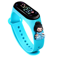 Kids LED Cartoon Electronic Watch Student Silicone Sports Bracelet