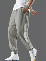 Basketball Breasted Trousers Men's Spring Autumn Loose Casual Trousers