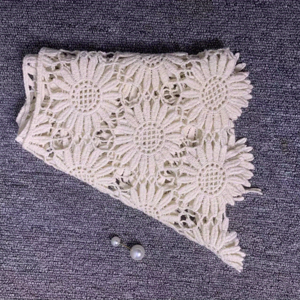 Sunflower Hollow Out Shawl Vintage Cape for Party Prom Wedding