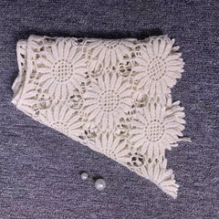 Sunflower Hollow Out Shawl Vintage Cape for Party Prom Wedding