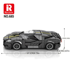 Reobrix Racing Inspired Building Block Toy for Kids