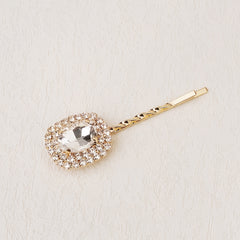 6pcs Rhinestone Hairpin Metal Golden Hair Clip Wedding Birthday Cosplay Costumes