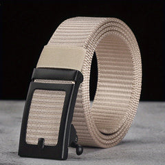 Men's Polyester Automatic Buckle Belt Casual Outdoor Golf Web Belts