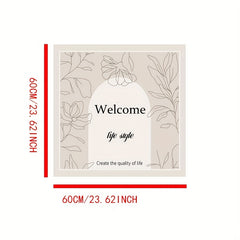 WELCOME LIFE Waterproof Laundry Room Runner Rug Non Slip Machine Washable