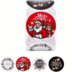 500 Christmas Stickers Decorative Box Seal Seal Packaging Business Labels