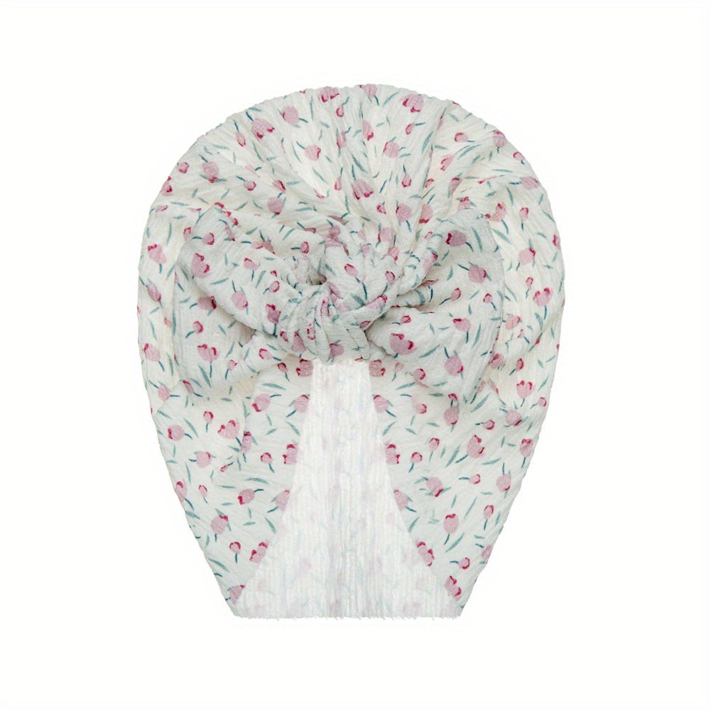 Baby Hat Soft Comfortable Cap For Toddler Kids Girls Flower Print