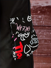 Street Style Boy's Graffiti 2pcs Jacket & Cargo Pants Set