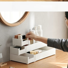Versatile Stackable Storage Box for Cosmetics and Kitchen Supplies