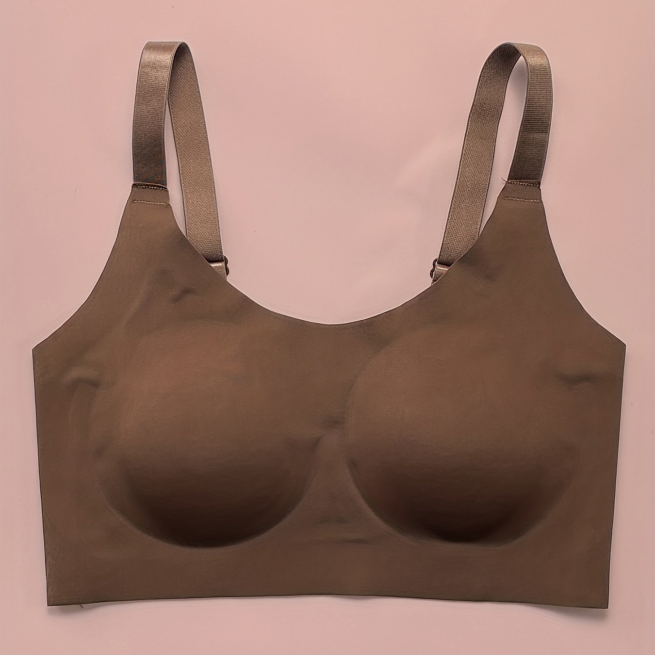 Solid Wireless Bra Soft Full Coverage Women's Lingerie