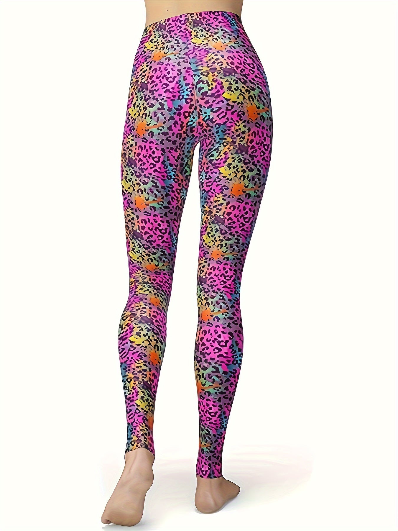 Leopard Print Yoga Pants Running Fitness Leggings