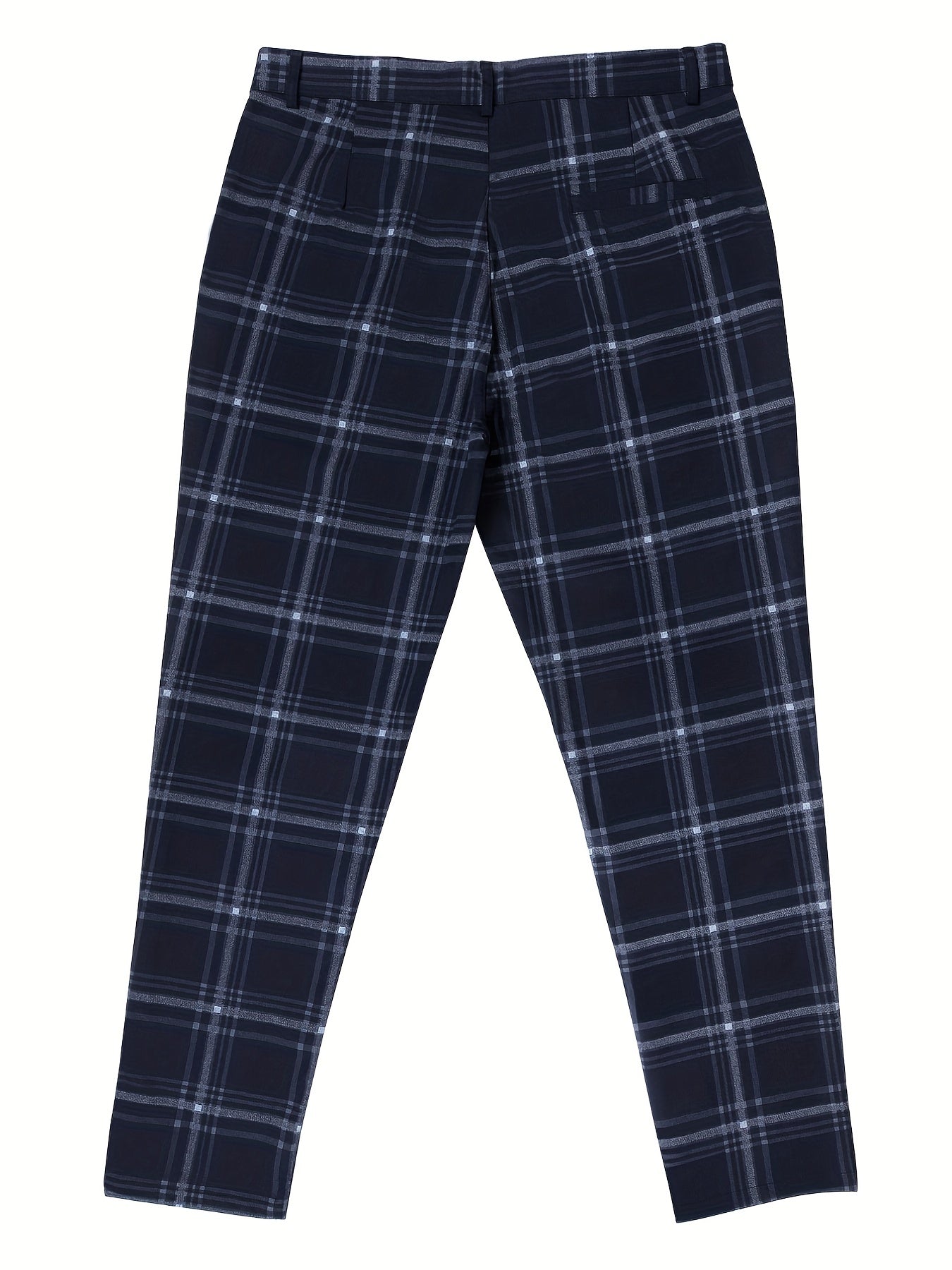 Retro Style Palid Slacks Men s Casual Slightly Stretch Pants