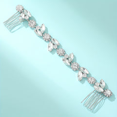 Rhinestone Sunflower Hair Comb Bridal Wedding Headwear