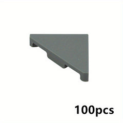 100pcs Triangle Light Board 2x2 Building Blocks Smooth Tiles