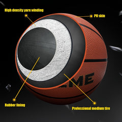 Size 5 Outdoor Basketball - Wear Resistant Design