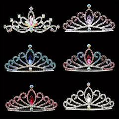 Rhinestones Bridal Headdress Princess Crown Hair Accessories