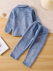 Elephant Embroidery Pajama Set for Boys