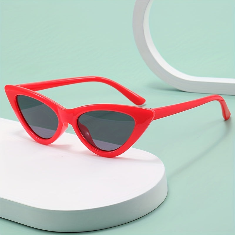 UV400 Candy Sunglasses Triangle Cat Eye Sunglasses for Girls