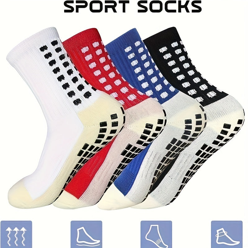 Crew Football Socks Non-slip Thickened Basketball Socks Men Women Running Sports