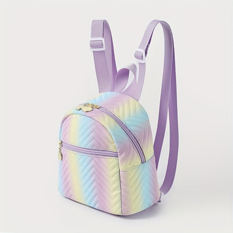 Kids Gradient Quilted Backpack