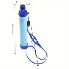 Outdoor Water Filter Kit Personal Straw Filter Emergency Survival Purifier