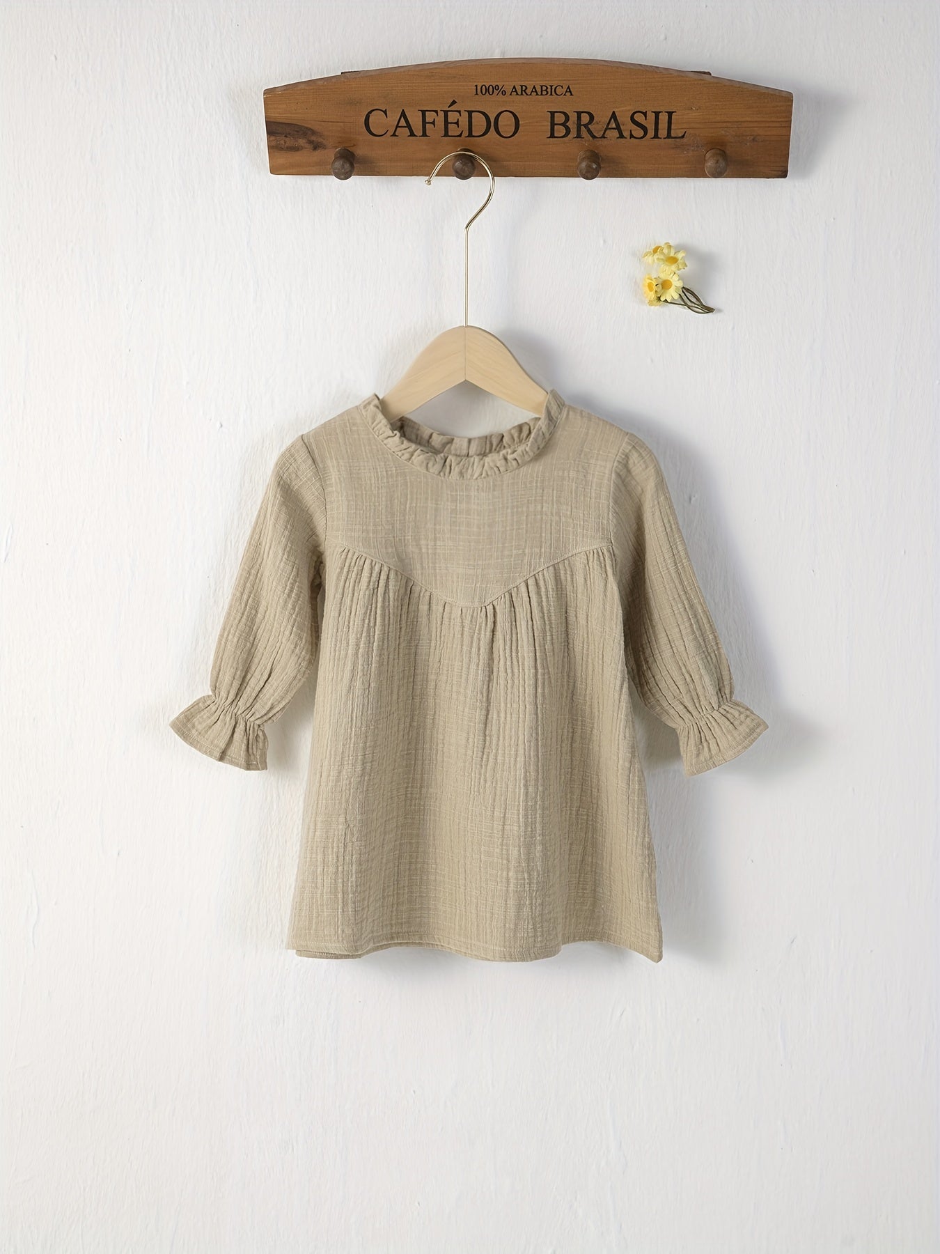 Comfy Cotton Ruffle Dress for Girls