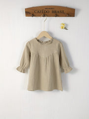 Comfy Cotton Ruffle Dress for Girls