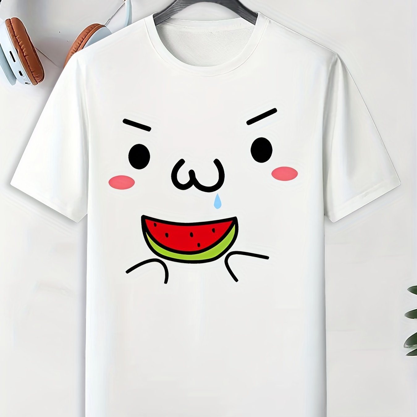 Men's Doodle Pattern T-shirt Active Tee