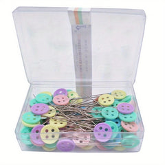 100Pcs Dressmaking Pins Embroidery Patchwork Pins Sewing Accessories