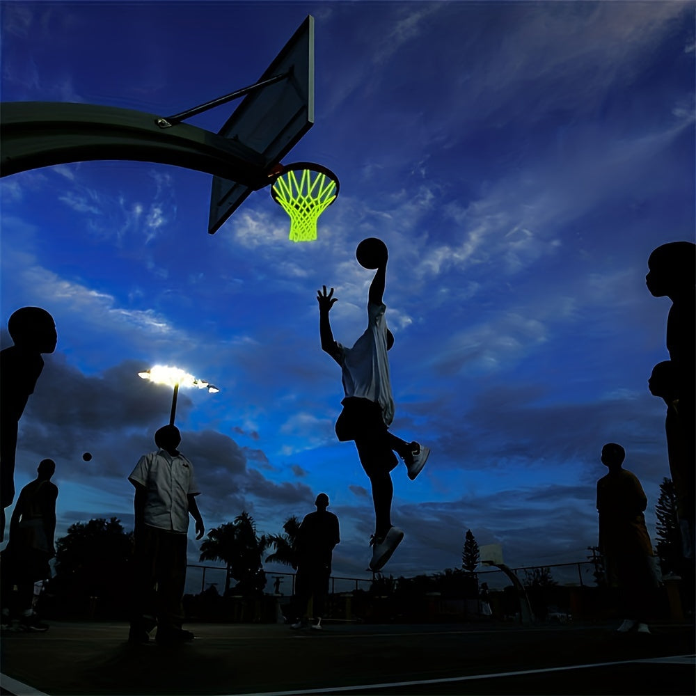 Glow In The Dark Basketball Net Outdoor Portable Nylon Sports Net