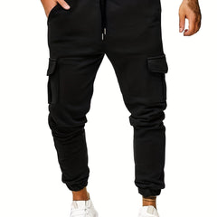 Cargo Pants Men's Drawstring Sweatpants For Autumn Summer Outdoor