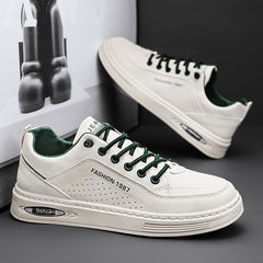 Men's Lace-up Skate Shoes with Cushioning and Traction