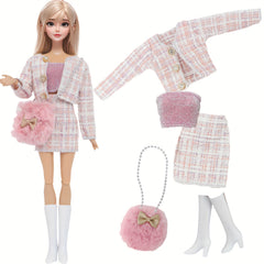 5pcs Doll Clothes Accessories Set for 11 8 Inch Girl Doll 1 6 Dollhouse Toy