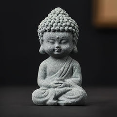 Charming Buddha Statue Zen Decor for Aquariums Gardens Sand Tables