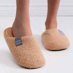Women's Plush Indoor Slippers - Cozy Bedroom Shoes