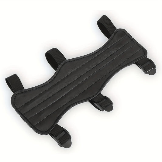 Thickened Arm Guard PU Archery Arm Strap for Traditional Bow Long Bow