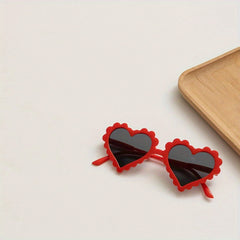 Heart Sunglasses For UV Protection PC Frame Sunglasses For Children