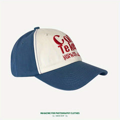 Casual Letter Peaked Cap Street Outdoor Soft Top Baseball Cap