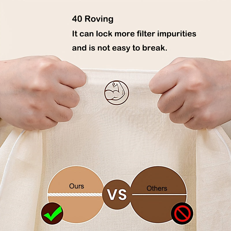 2 Pack Cheesecloth 20 Inch Unbleached Milk Strainer Muslin Cloth